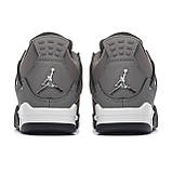 Чоловічі баскетбольні кросівки Air Jordan Retro 4 Cool Grey, фото 5
