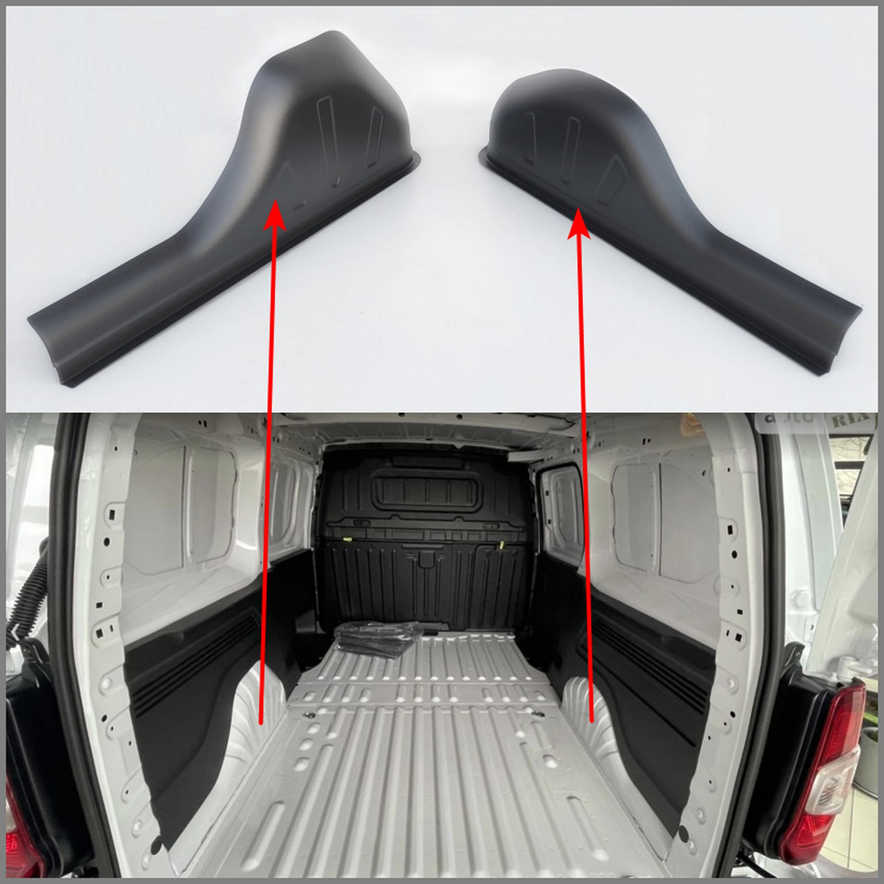 Захисні накладки на внутрішні колісні арки для Citroen Berlingo III L2 2018+ /Фінляндія/