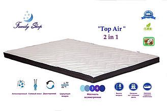 Тонкий матрац на диван (футон, топер) Family Sleep "TOP AIR 2 in 1" (8см, 4/3)