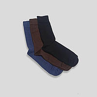 Шкарпетки демісезонні чоловічі бавовняні 41-42 (27), 43-44 (29) сині, коричневі, чорні... Twinsocks