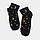 Укорочені жіночі шкарпетки з принтом зоряна ніч Twinsocks р.23-25(38-40) чорний, синій, червоний,жовтий, фото 3