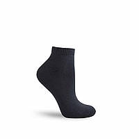 Короткі шкарпетки жіночі з махровою стопою Twinsocks р-23-25(38-40)  сірий, синій, чорний