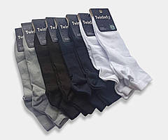 Чоловічий набір коротких шкарпеток від ТМ TwinSocks - 12 шт на Ваш вибір 25(39-41),27(41-43),29(43-45),31(45-47)
