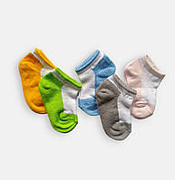 Детские носки короткие сеточка Twinsocks р10-12, 14-16, 18-20, 22-24 серые, розовые