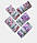 Дитячі колготи для дівчинки з принтом "ЄДИНОРІЖКИ" Twinsocks нар. 98-104, 110-116 рожевий, бузковий, фото 4