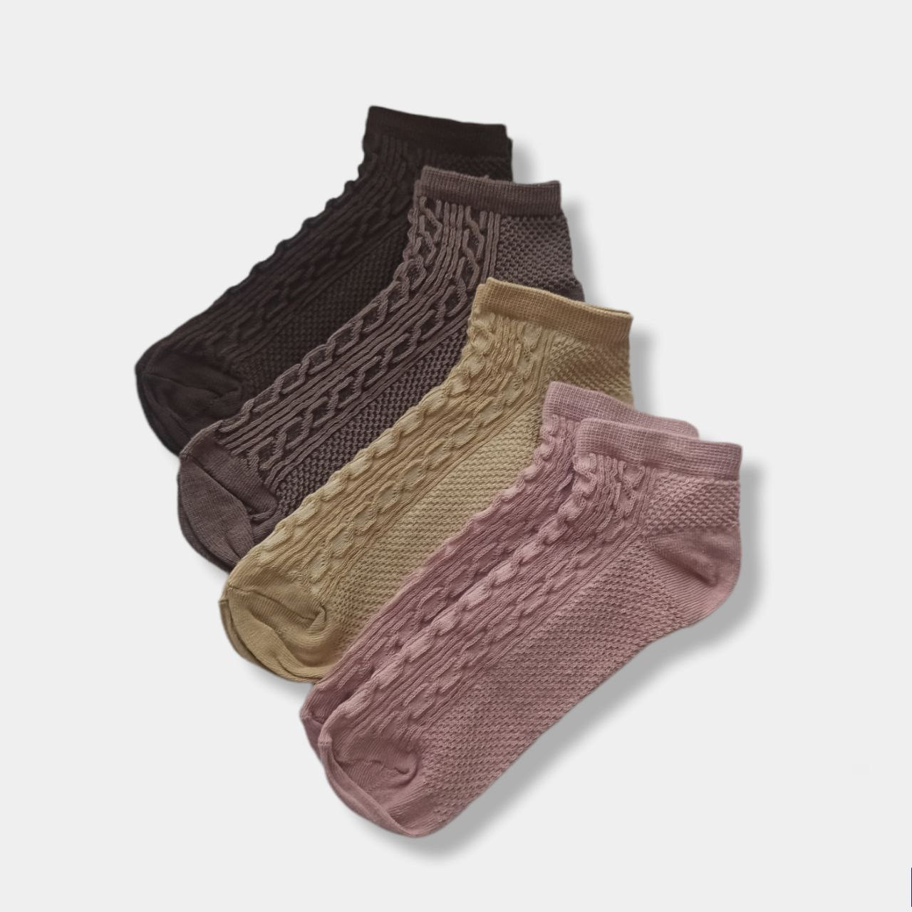 Шкарпетки жіночі | Жіночі шкарпетки 35-37, 36-39 | Шкарпетки жіночі коричневі, хакі, молочний
