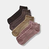 Носки женские | Женские носки 35-37, 36-39 | Носки женские коричневые, хаки, молочный