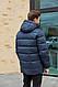 Зимова подовжена чоловіча куртка INDACO IC1260С Синій, 46, фото 5