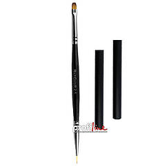 Пензель двосторонній для гелю та лайнер RichColor No 2.5