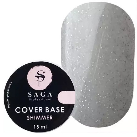 Камуфлююча база Saga Shimmer Base №09, 15 мл