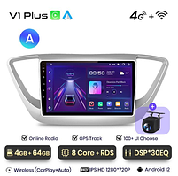 Junsun 4G Android магнітола для hyundai solaris Verna Solaris 2017 2018 2019 wifi 4G (4GB 64GB) тип А