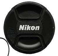 Крышка для объектива Alitek с логотипом "Nikon", 49 мм