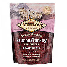 Сухий корм Carnilove Cat Salmon & Turkey для кошенят, лосось та індичка, 400 г