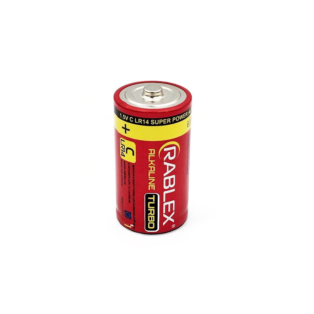 Батарейка C (LR14) Rablex Turbo Alkaline (1.5v) 1шт.
