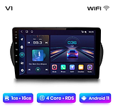 Android магнітола для Fiat Fiorino Qubo Citroen Nemo Peugeot Bipper 2008-2017, фото 2