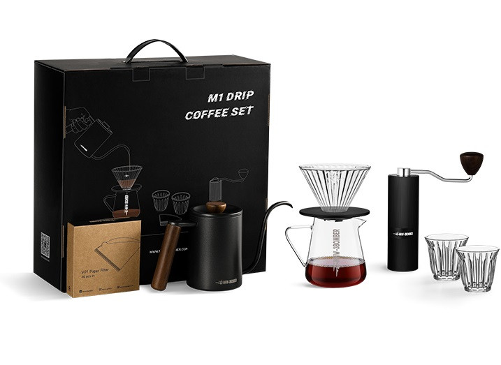 Подарунковий набір M1 Drip Coffee Set Basic MHW-3BOMBER на 7 предметів для приготування кави