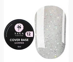 Камуфлююча база Saga Shimmer Base №12, 15 мл
