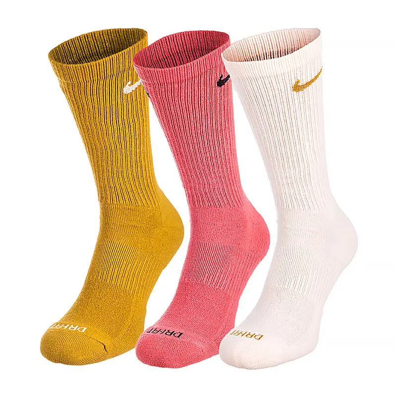 Шкарпетки спортивні Nike Everyday Plus Cushioned Socks 3 пари мультиколор (SX6888-992)