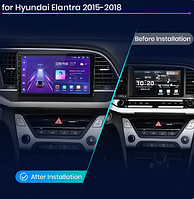 Junsun 4G Android магнитола для hyundai Elantra 2015 2016 2017 2018 2019 wifi