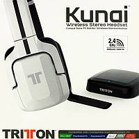 Беспроводная стереогарнитура TRITTON Kunai Pro 7.1 2.4Ghz для PS , Пк