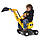 Поворотний екскаватор катлка rollyDigger CAT Ride On Rolly Toys 421015, фото 3