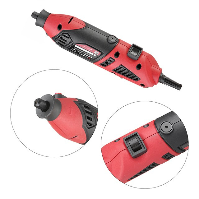 Гравер (шліфувальна машина) INTERTOOL WT-0516 8000-35000 об/хв + КЕЙС з комплектом насадок