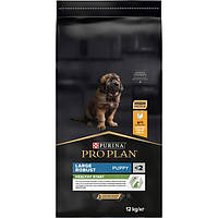 Сухий корм для цуценят великих порід Purina Pro Plan Puppy Large Robust з куркою, 12 кг