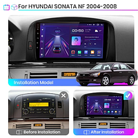 Junsun 4G Android магнитола для hyundai Hyundai SONATA NF 2004-2008 sonata 2009