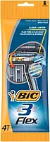 Набор бритв без сменных картриджей Bic Flex 3/4 шт