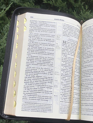 Біблія, переклад Рафаїла Турконяка,  СП  2, 15х21 см, шкірзамінник, замок, золото, індекси., фото 2