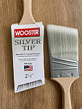 Пензель малярний для всіх фарб Wooster Silver Tip soft 65 мм, фото 7