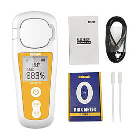 Портативний цифровий рефрактомометр. BM-03S, Brix 0-55%.