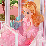 Ляльковий будиночок Kinderini Pretty Villa 3w1 з LED-підсвіткою 71 см, фото 8