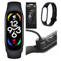 Фитнес браслет FitPro Smart Band M7 (смарт часы, пульсоксиметр, пульс). HD-142 Цвет: черный
