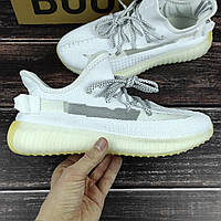 Adidas Yeezy Boost 350 V2 белые мужские кроссовки Адидас Изи Буст