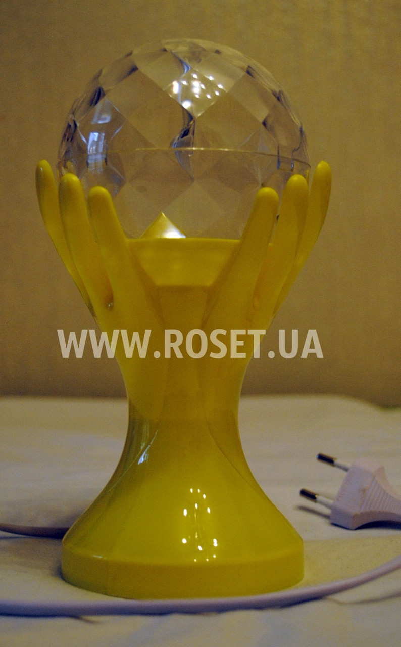 LED Диско-лампа проектор у вигляді трофея (LED Full Color Rotating Lamp)