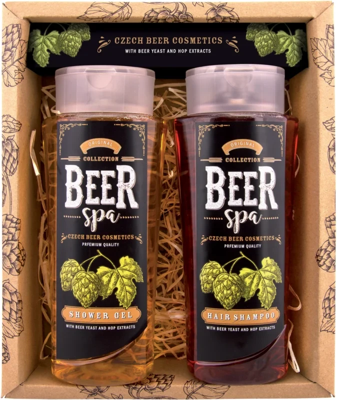 Подарунковий набір (для душу) для чоловіків Bohemia Gifts & Cosmetics Beer Spa