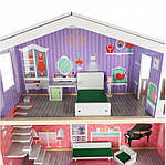 Ляльковий будиночок дерев'яний Kruzzel Вілла + ліфт 114 см, фото 8