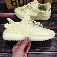 Женские кроссовки Adidas Yeezy Boost 350 V2 лимонные Адидас Изи Буст