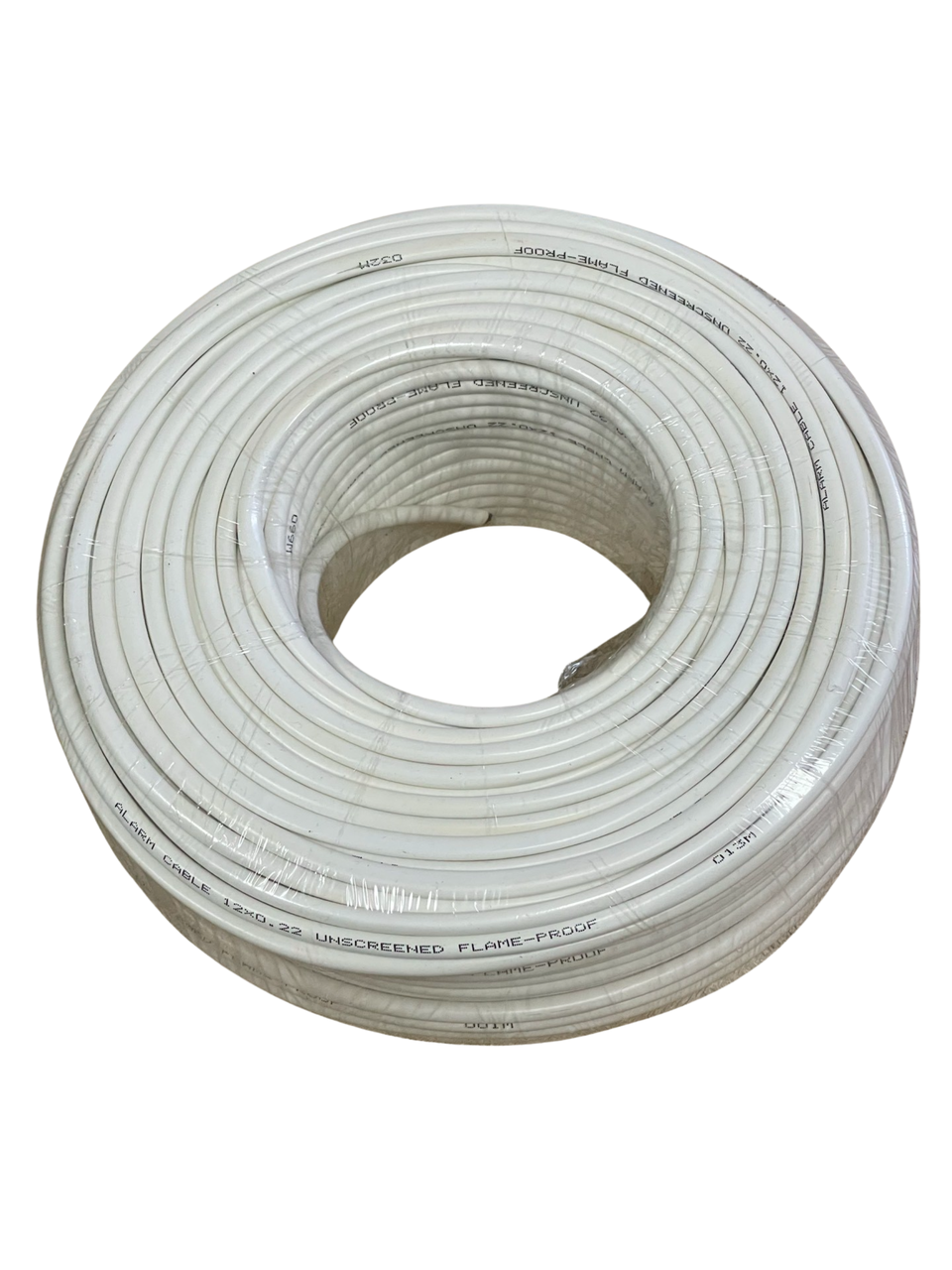 Кабель сигнальний WB3031 12 жил, без екрана, 12х0.22 мм, Cu мідь, білий, 100 м