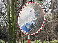 Дорожное зеркало "SATEL" со светоотражателями D-900mm