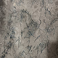 Гарна тканина на метраж оксамит, висота 3м Сірий (916-14), фото 2