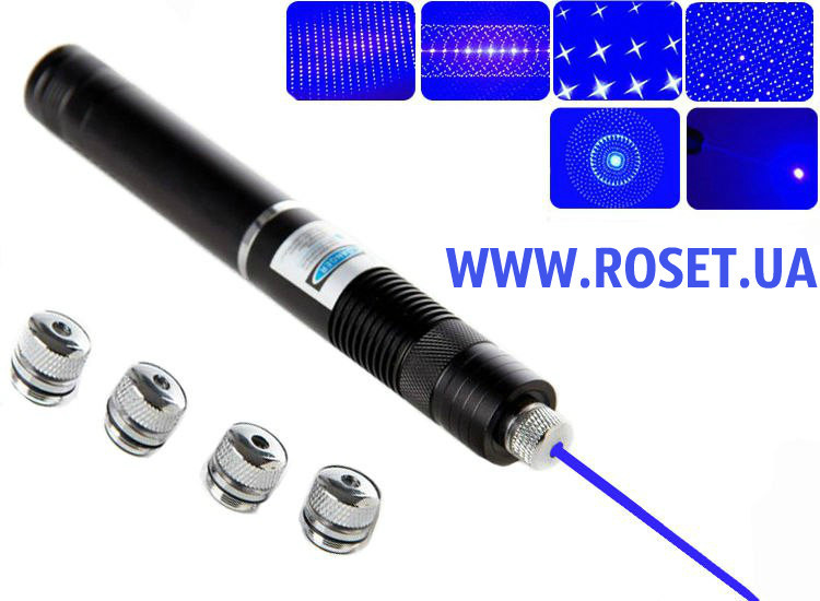 Потужна Лазерна указка синього кольору High-Power Blue Light Flashlight (Laser) YX-B008