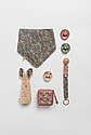 Тримач для пустушки BIBS x Liberty Pacifier Clip – Chamomile Lawn Woodchuck, фото 3