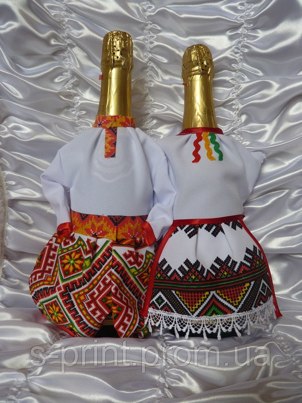 Украшение для шампанского Казак в украинском стиле - фото 2 - id-p2006629042