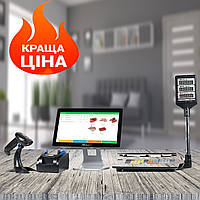 POS-компьютер Luna с широкоформатным экраном для ресторана, Точные весы с практичным сканером