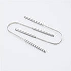 Скребок для язика Supretto з неіржавної сталі 2 шт. (8443), фото 2