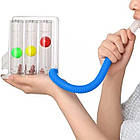 Дихальний тренажер AIRM HEALTH з 3 кульками (8442), фото 5