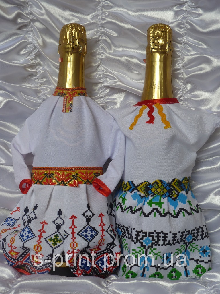 Украшение для шампанского Казак в украинском стиле - фото 1 - id-p2006629117