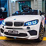 Дитячий електромобіль на акумуляторі BMW M 4299 з пультом радіокерування для дітей 3-8 років білий, фото 3